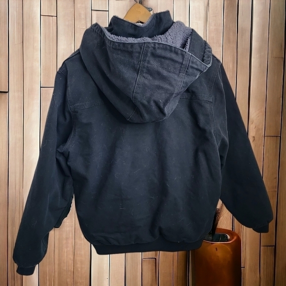 Carhartt Wildwood Black Hooded Jacket - Picture 2 of 6